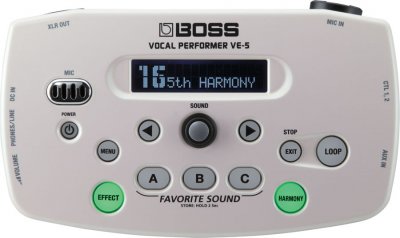 Boss Ve5 White Vocal Performer