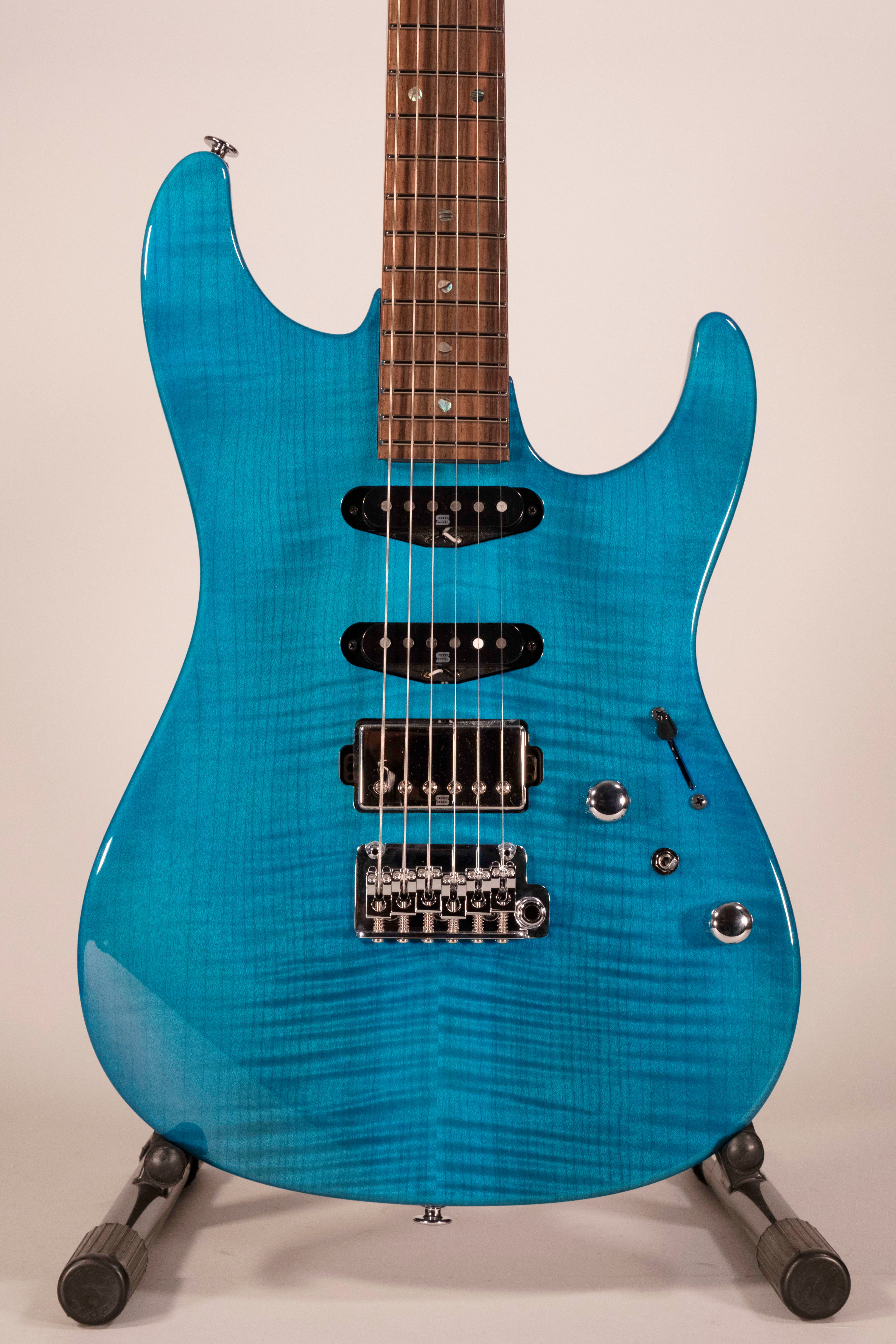 Ibanez MMN1 Martin Miller Transparent Aqua Blue