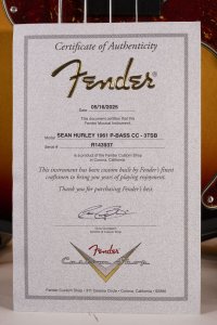 Fender Custom Shop Sean Hurley Signature Precision Bass Rw Faded 3-Color Sunburt