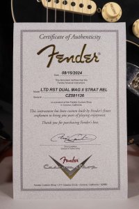 Fender Custom Shop Limited Edition Stratocaster Dual-Mag II Relic Aged Black