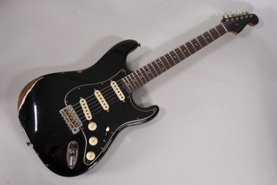 Fender Custom Shop Limited Edition Stratocaster Dual-Mag II Relic Aged Black
