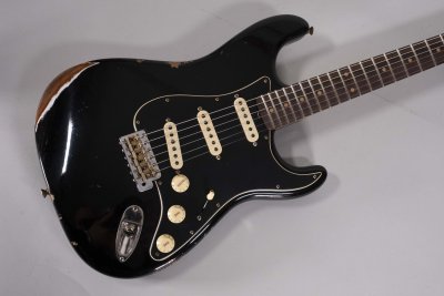 Fender Custom Shop Limited Edition Stratocaster Dual-Mag II Relic Aged Black