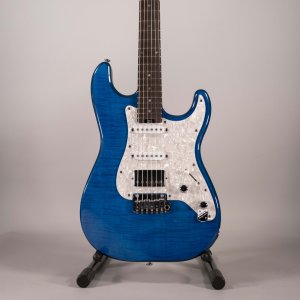 Schecter R66 Elite II Rosewood Traditional See-Thru Sky Blu