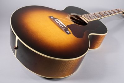 Gibson J-185 Original Vintage Sunburst Chitarra Acustica Elettrificata