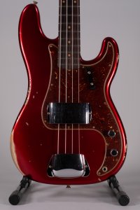 Fender Custom Shop Limited `62 Precision Bass Relic Aged Candy Apple Red
