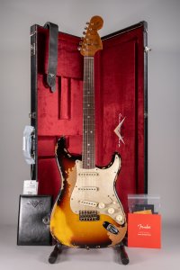 Fender Custom Shop LTD Roasted Bighead Stratocaster Super Heavy Relic 3 Color Sunburst