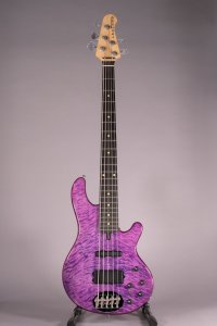 Lakland Skyline 5502 Deluxe 5 Corde Transparent Purple