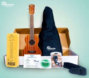 Ohana Ukulele Concerto Ck10 KIT Borsa Accordatore trracolla