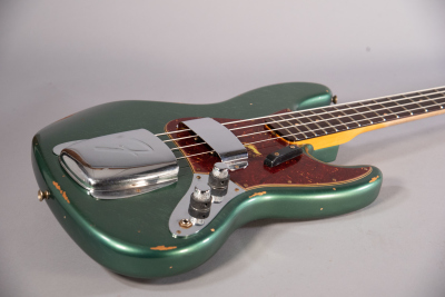 Fender Custom Shop Time Machine 62 Jazz Bass Relic Aged Sherwood Green Metallic