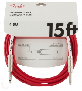 Fender Original Series Cavo 4,5 Mt Fiesta Red
