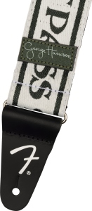 Fender Tracolla George Harrison All Things Must Pass Logo Strap White/Black 2'