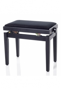 Bespeco Sg101 Panca Pianoforte E Organo Nero Satinato Cuscino Velluto