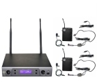 Topp Pro TMWU2100LTH PLL UHF Synthesized System 100 Frequencies & LCD Display! Up to 8h of use with 2 "AA" batteries