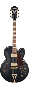 Ibanez Af75-Bs Chitarra Semiacustica Black Flat