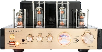 Madison Stereo Tube Amplifier Hi-Fi Bluetooth  2X25W