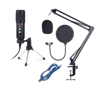 Audiodesign Pamcusb1 Microfono a Condensatore Usb Set Completo