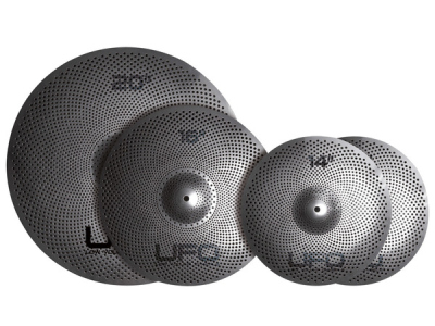 Ufo Set1 Piatti Allenamento HiHat 14 Crash 16 Ride 20 con Borsa