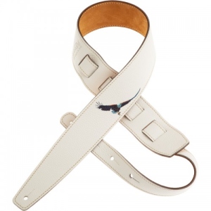 Magrabo leather Guitar and Bass Strap Holes HS Print Eagle 6 cm