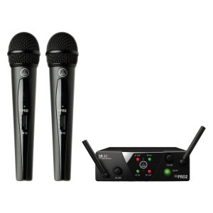 Akg Wms Mini Dual Vocal Set Radiomicrofoni Analogici Doppia Frequenza