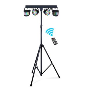 Pro Show Set Completo di Barra con 2 Par Led RGB e 2 Effetti Led con Stativo