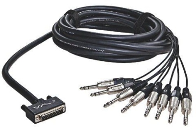 Alva Cavo Analogico Multi-core D-Sub 25 maschio 8 x TRS Stereo Plug 2m