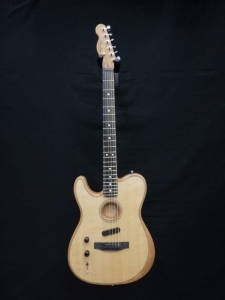 FENDER ACOUSTASONIC TELECASTER NATURAL LEFT HAND