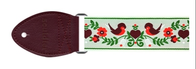 Souldier Lovebirds White Guitar Strap
