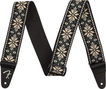 Fender Pasadena Woven Strap -Yellow Snowflake 2"