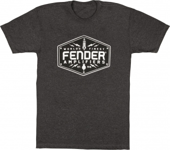 Fender T-Shirt  Amplifiers Dark Grey Small