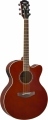 YAMAHA CPX600RTBL ELECTRIC ACOUSTIC GUITAR ROOT BEER