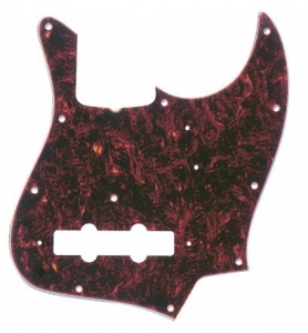 Fender Battipenna 62 Jazz Bass Tortoise Shell 11 Fori