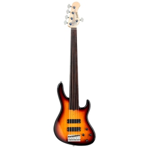 Sadowsky Metroline Bass 5 24 Modern Fretless Vintage Sunburst