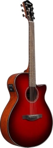 Ibanez Aeg51 Chitarra Acustica Amplificata Transparent Red Sunburst High Gloss