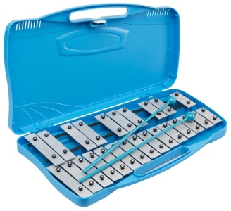 Soundsation Sg25N Metallofono Glockenspiel Cromatico 25 Note con Borsa
