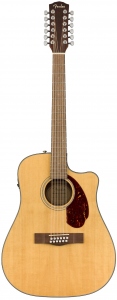 Fender Cd-140Sce 12 Corde Natural Chitarra Acustica Elettrificata