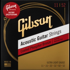 Gibson Coated Phosphor Bronze Corde Per Acustica 011-52