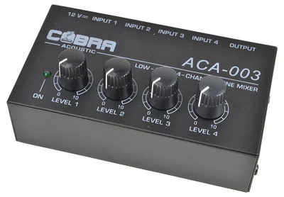 Cobra 4-channel mono line mixer