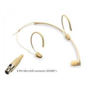Soundsation Microfono Cardioide ad Archetto Beige