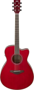 Yamaha FSCTAVT TransAcoustic FS Cutaway Ruby Red