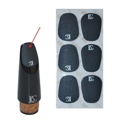 Bg A10L Mouthpiece Cushion 0,8 Mm Black (6 Pcs)