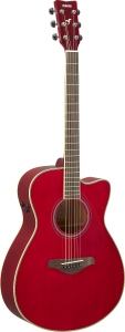 Yamaha FSCTAVT TransAcoustic FS Cutaway Ruby Red Chitarra Acustica Elettrificata