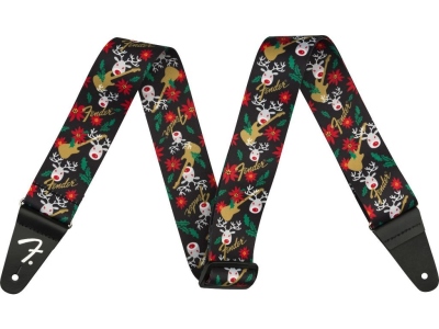 Fender Ugly Christmas Sweater Strap Reindeer Tracolla Natalizia