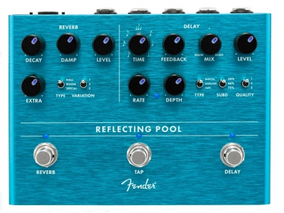 Fender Reflecting Pool Delay E Reverb Pedale Effetto
