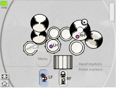 Aerodrums Set1 Batteria Virtuale Completa