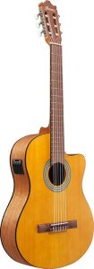 Ibanez GA3CE Open Pore Amber Chitarra Classica Cutaway Elettrificata