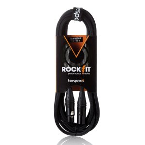 Bespeco Cavo Microfonico XLR M a XLR F Rockit Mt 5 Guaina Rigata