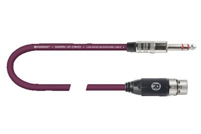Reference Dammi Un Cavo per Microfono XLR F JTRS 2,25 Mt. Burgundy