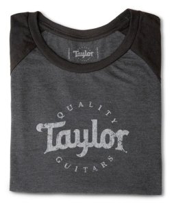 Taylor Ladies Baseball T Black Medium