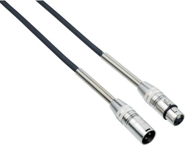 Bespeco Cavo Microfonico XLR3 M XLR3 F Nero Mt3