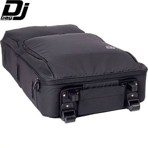 Walkasse Backpack Bag with Wheels for Extra Large 4 Chaneel DJ Controller